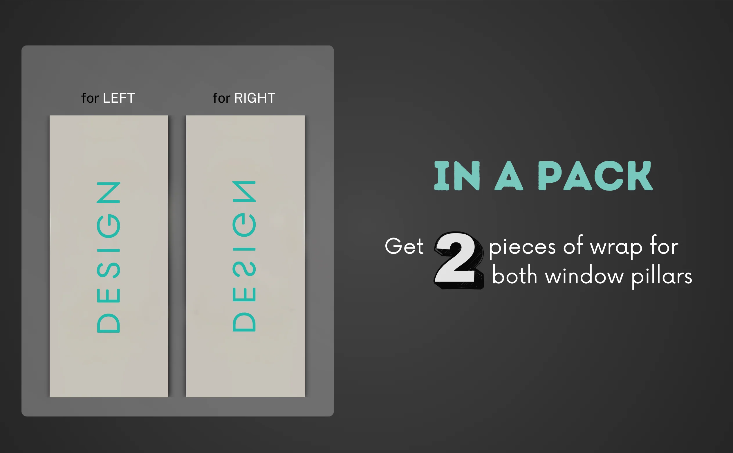 Pop Kong Window Pillar Wrap for Cars - Image 3